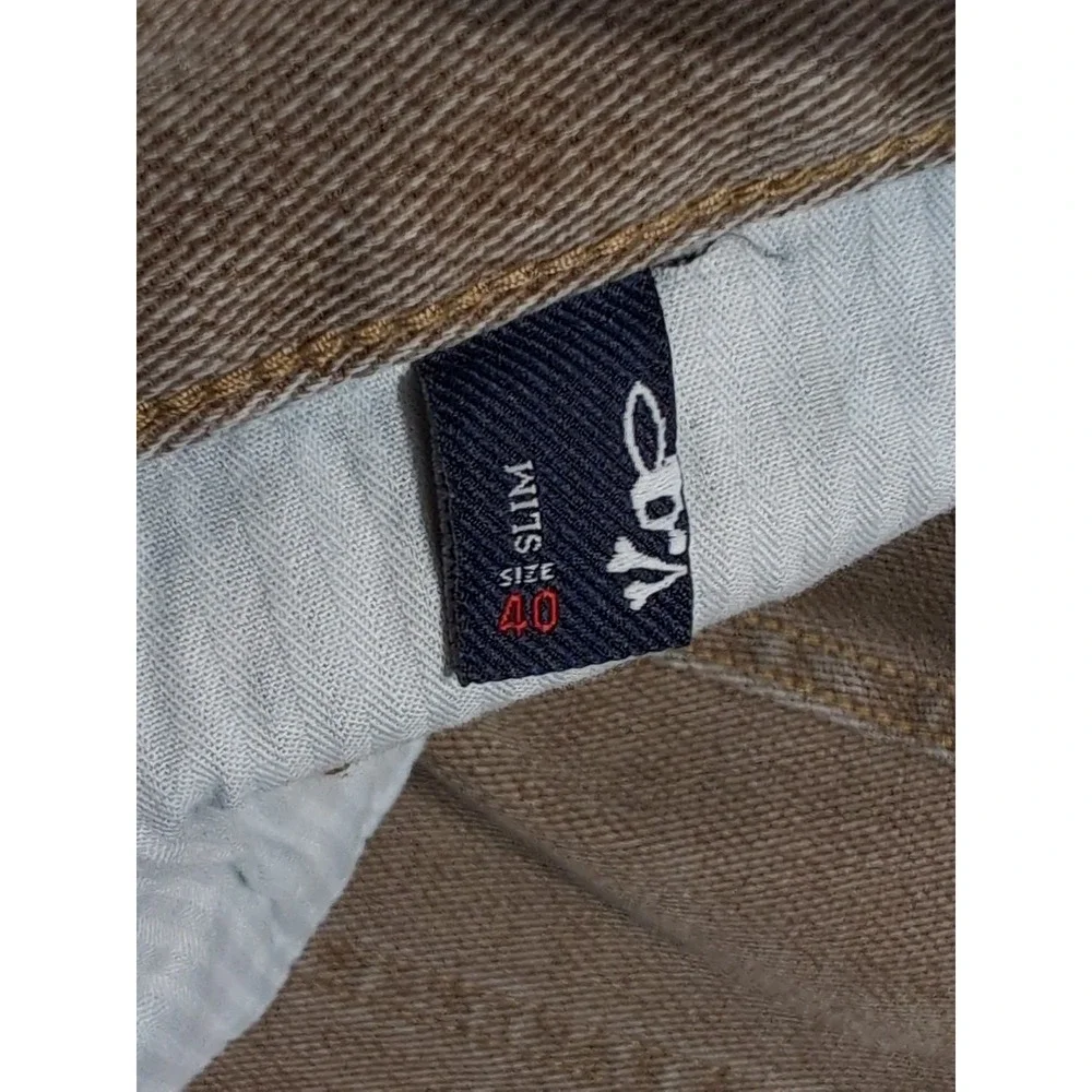 PSYCHO BUNNY Men's Denim Jeans Blue Gray ~ 40 x 29